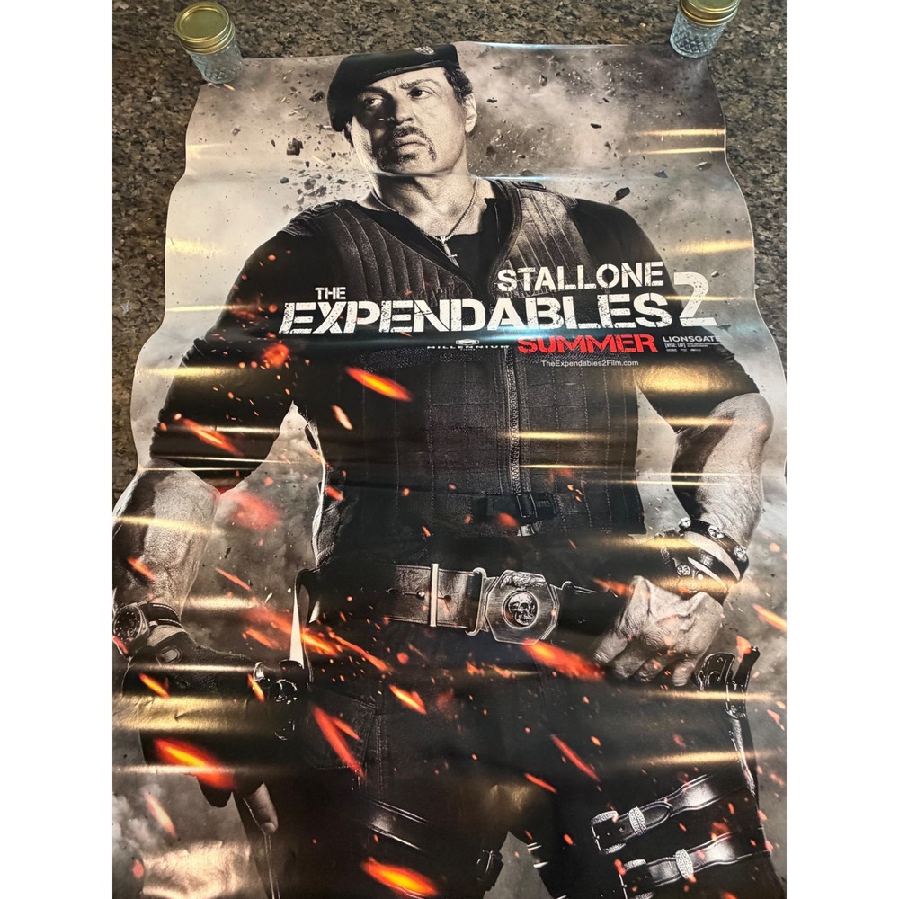 Sylvester Stallone The Expendables 2 Movie Poster 2012 Lionsgate Action Teaser